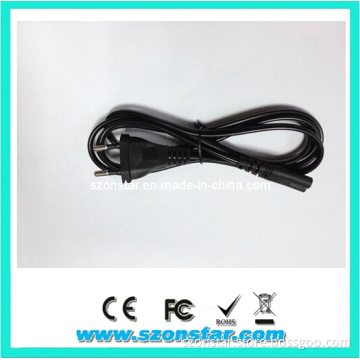2pin Eup Power Supply Cable Power AC Cord for Laptop